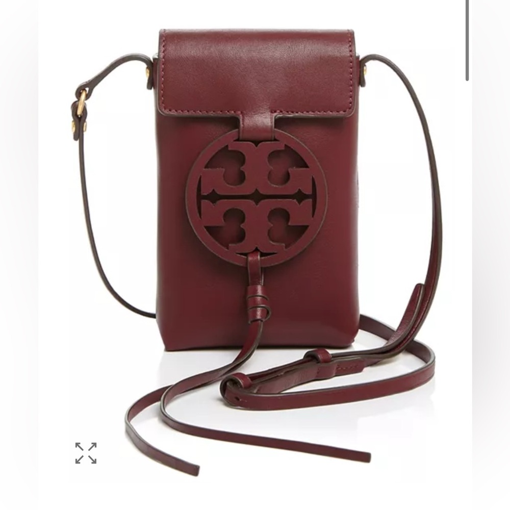 Tory Burch Miller Leather Smartphone Crossbody